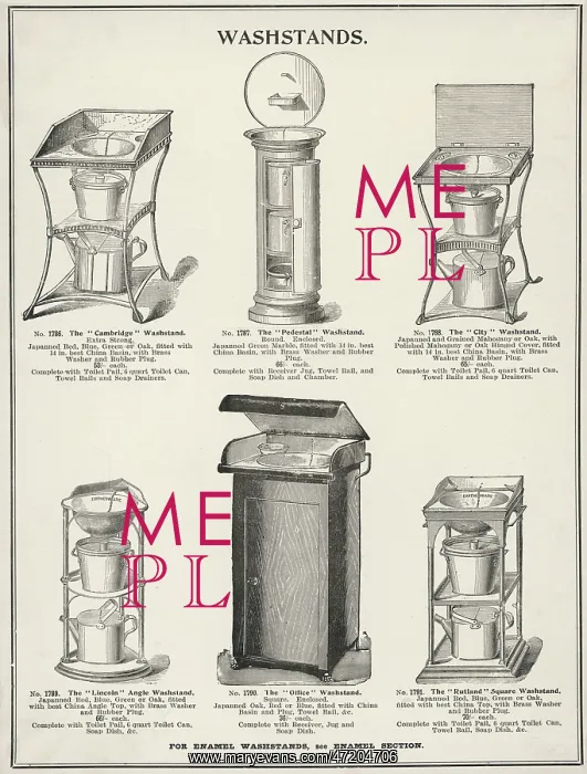  : WASH STANDS / 1890'S