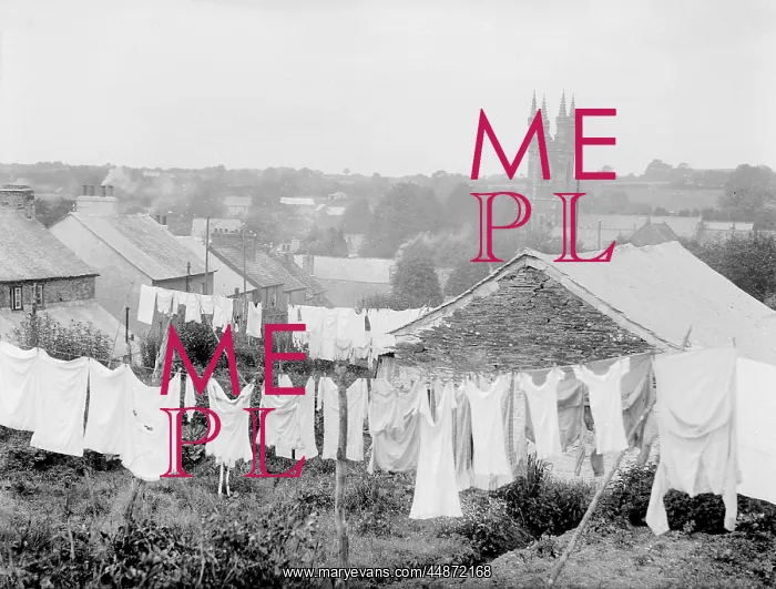 : Washing Line 1930s : Washing Line 1930s