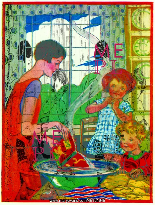  : Washing a rag book
