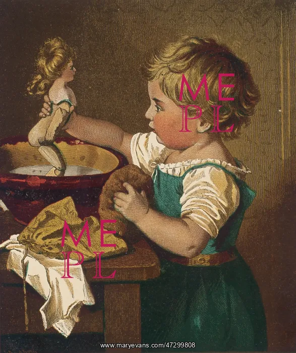 : WASHING SISTER'S DOLL