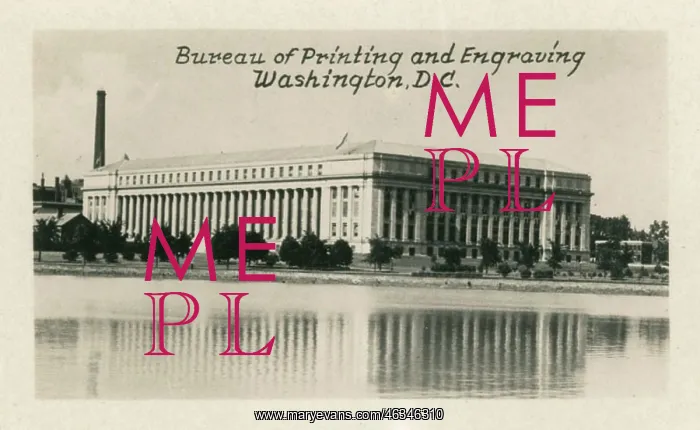 : Washington DC, USA - Bureau of Printing and Engraving : Washington DC, USA - Bureau of Printing and Engraving