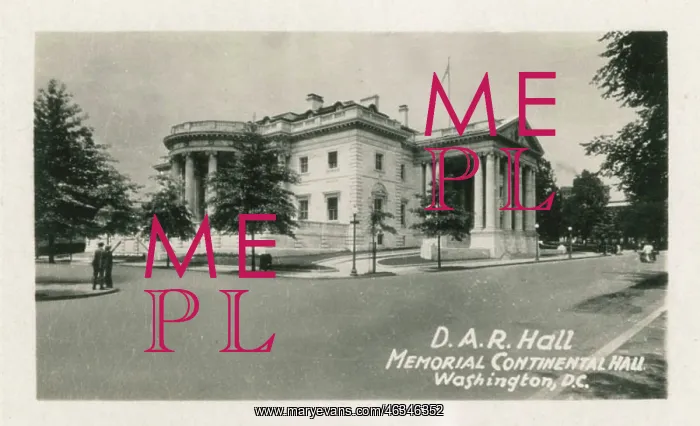 : Washington DC, USA - Memorial Continental Hall : Washington DC, USA - Memorial Continental Hall