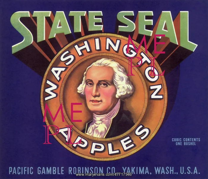  : Washington Fruit Label