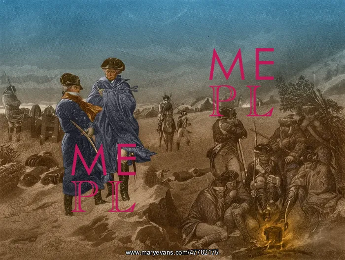 : Washington and Lafayette at Valley Forge : Washington and Lafayette at Valley Forge
