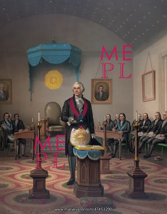  : Washington as a master Mason