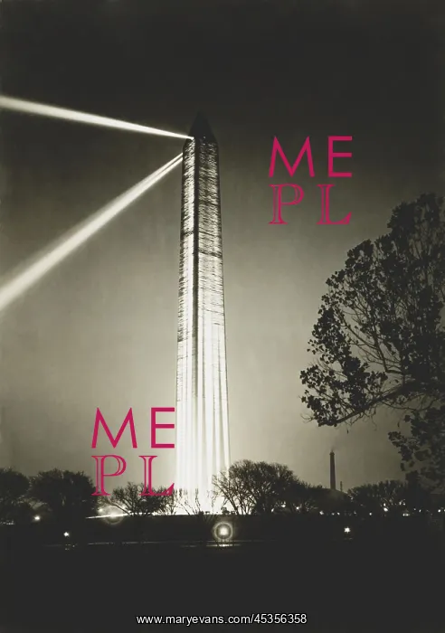 : Washington Monument on armistice night, 1921. Electric : Washington Monument on armistice night, 1921. Electric