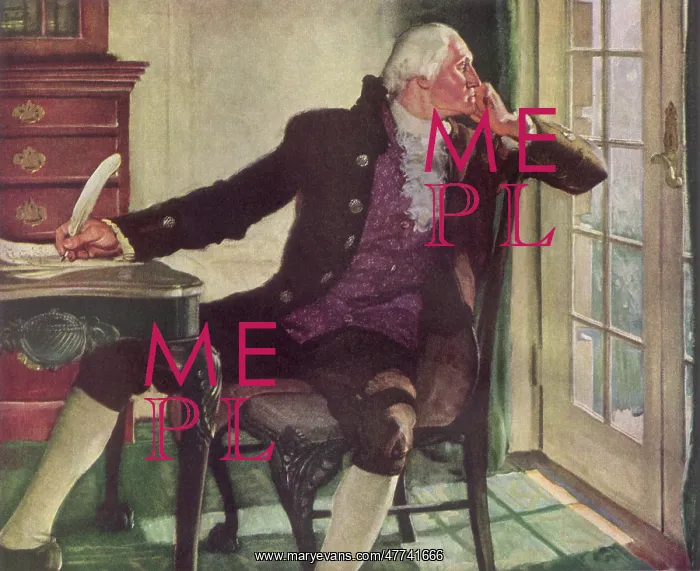 : Washington at Window : Washington at Window