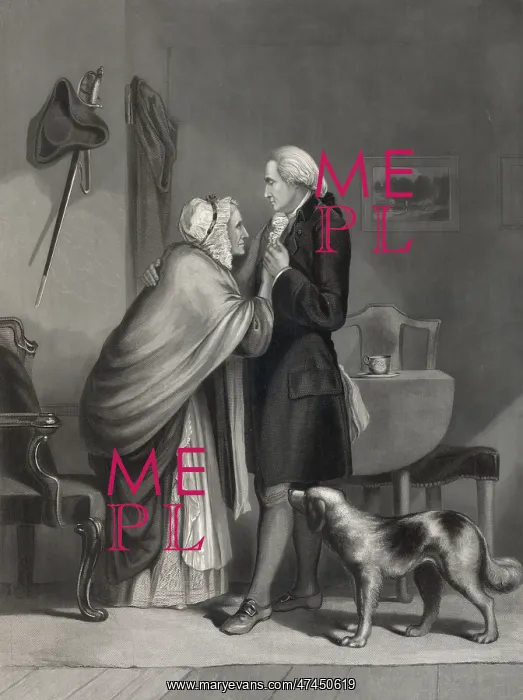 : Washington's last interview with his mother : Washington's last interview with his mother
