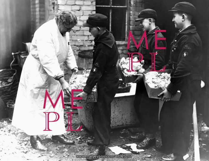 : Waste collection, 1937 : Waste collection, 1937