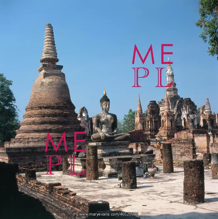 : Wat Mahathat, Old Sukhothai, Thailand : Wat Mahathat, Old Sukhothai, Thailand