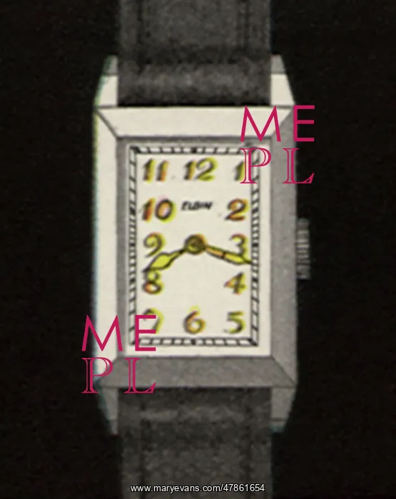  : Watch with Gold Numbers