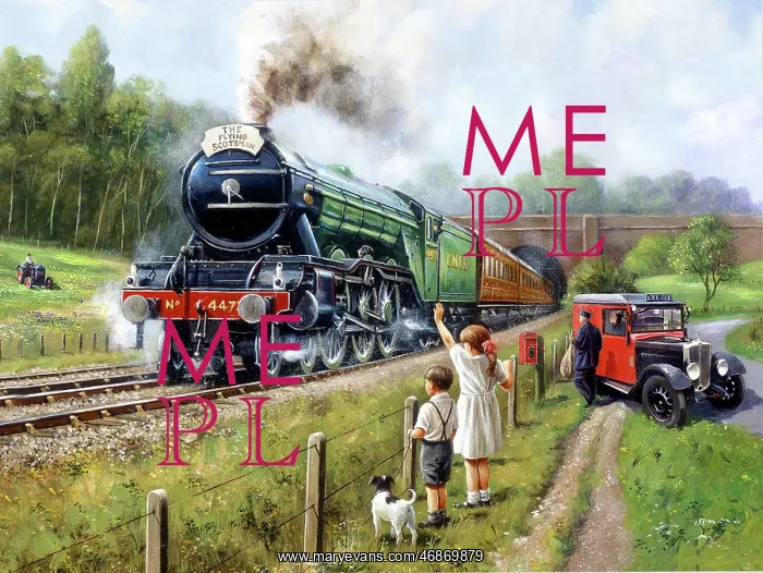 : Watching The Trains 2, LNER Flying Scotsman : Watching The Trains 2, LNER Flying Scotsman