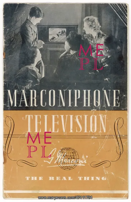 : WATCHING TV 1930S : WATCHING TV 1930S