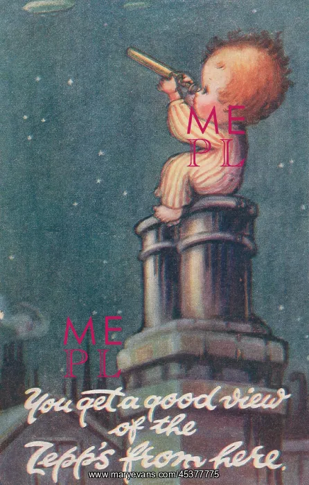 : Watching for Zeppelins, WW1 : Watching for Zeppelins, WW1