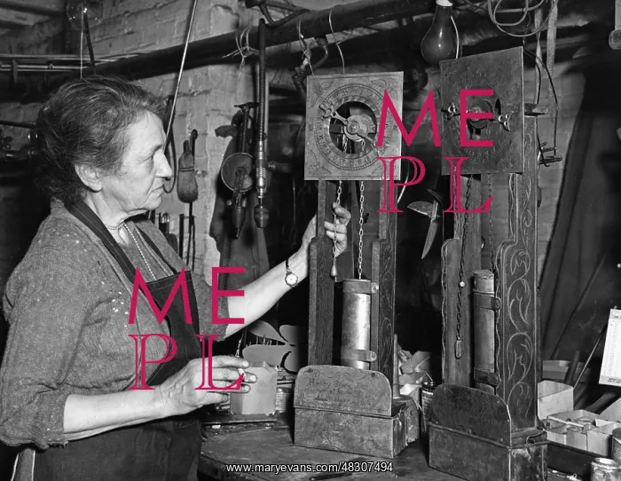 : Watchmaker in Baltimore, 1938 : Watchmaker in Baltimore, 1938