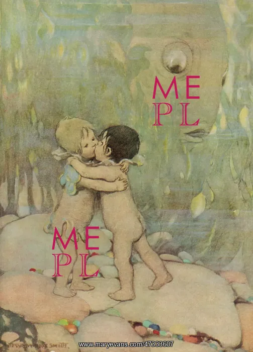 : Water Babies Kissing : Water Babies Kissing