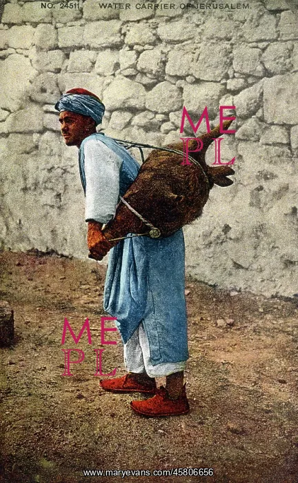 : Water Carrier, Jerusalem, Israel : Water Carrier, Jerusalem, Israel