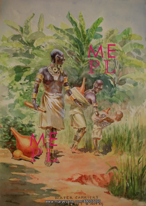 : Water Carriers at Meru : Water Carriers at Meru