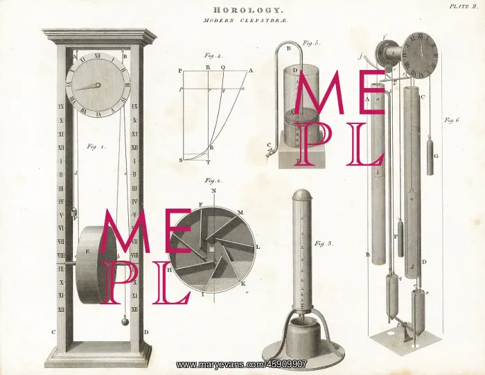 : Water clocks or clepsydrae, 18th century : Water clocks or clepsydrae, 18th century