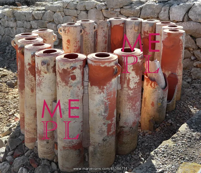 : Water filtering system, ancient Greek city of : Water filtering system, ancient Greek city of
