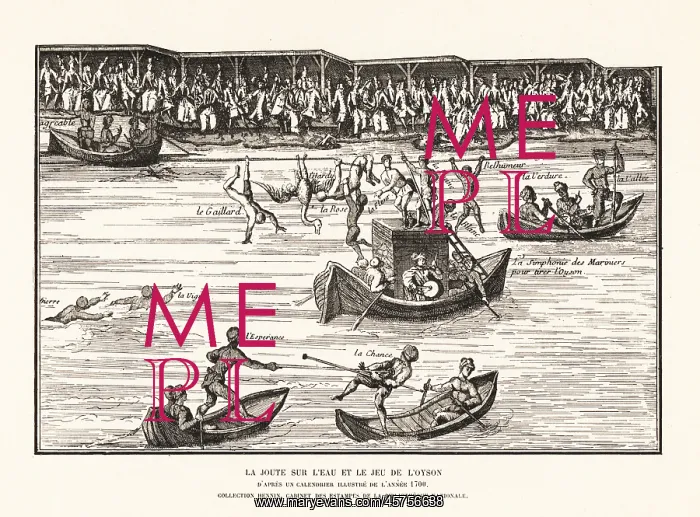 : Water games and the goose game, 1682 : Water games and the goose game, 1682