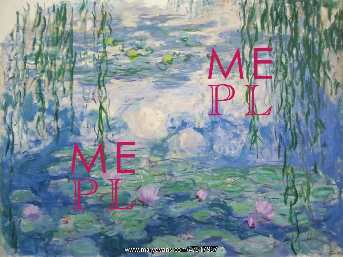  : Water lilies, 1916-1919 by Monet