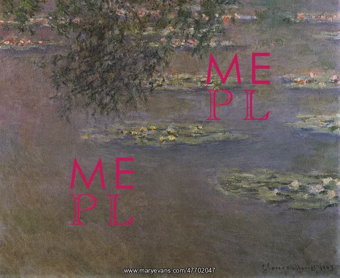  : Water Lilies on Pond, by Monet