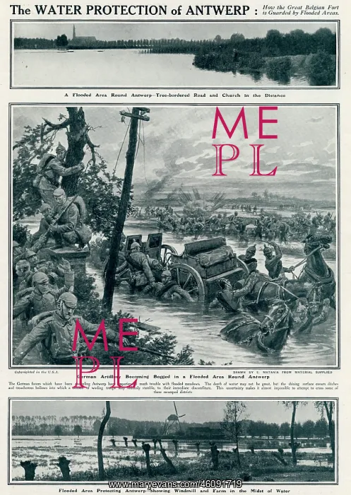 : Water protection of Antwerp 1914 : Water protection of Antwerp 1914