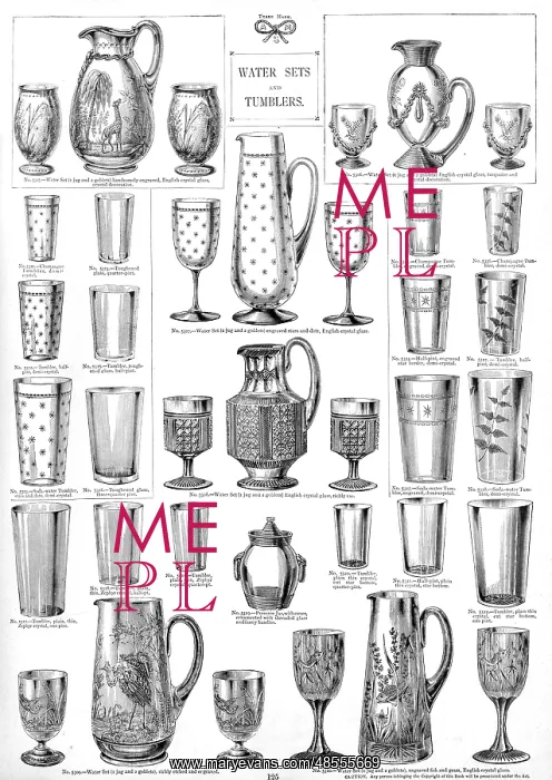 : Water Sets and Tumblers, Plate 125 : Water Sets and Tumblers, Plate 125