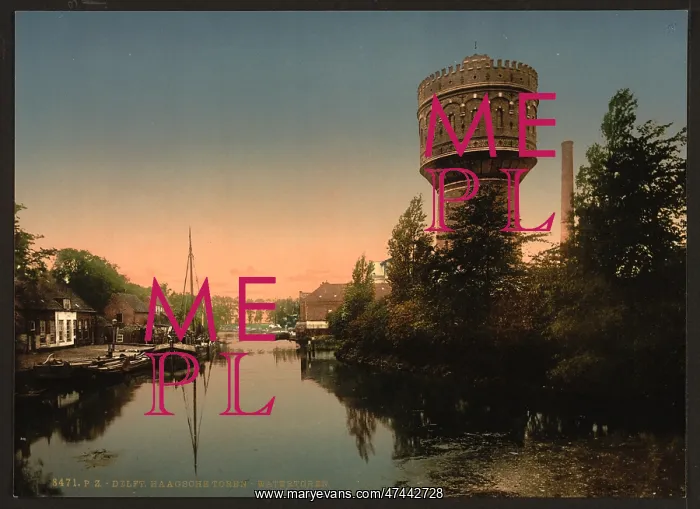 : The water tower, Delft, Holland : The water tower, Delft, Holland