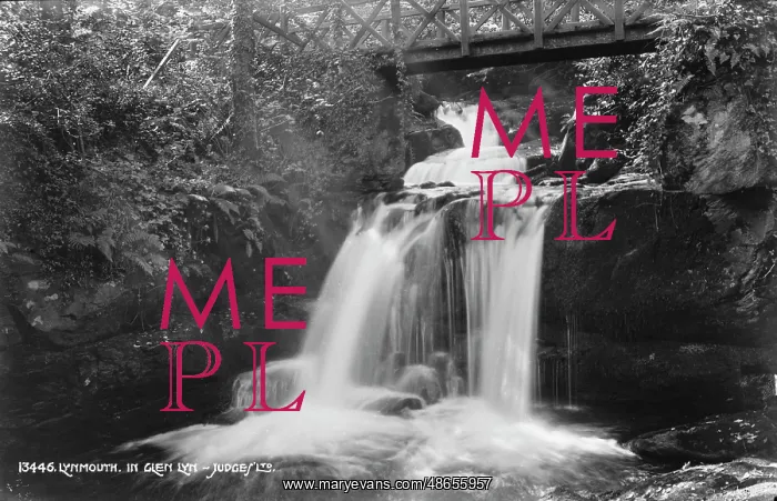 : Waterfall in Glen Lyn : Waterfall in Glen Lyn