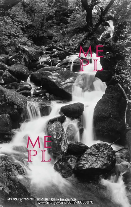 : Waterfall in Glen Lyn : Waterfall in Glen Lyn