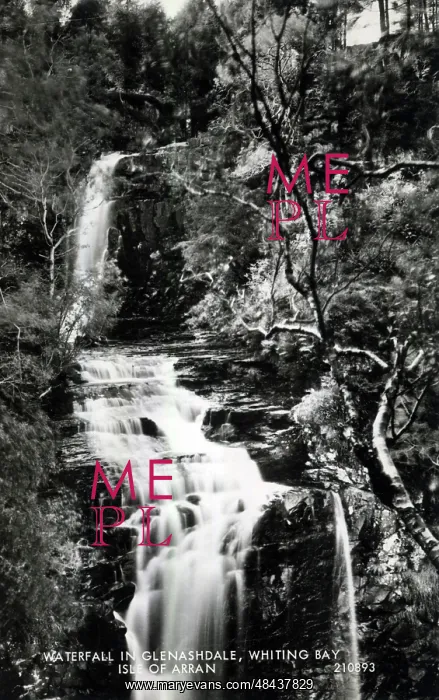 : Waterfall in Glenashdale, Whiting Bay, Isle of Arran, Scotla : Waterfall in Glenashdale, Whiting Bay, Isle of Arran, Scotla