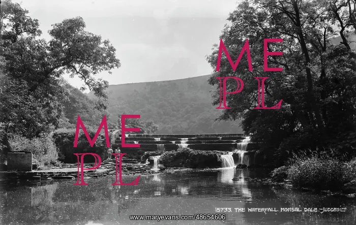 : The Waterfall, Monsal Dale : The Waterfall, Monsal Dale