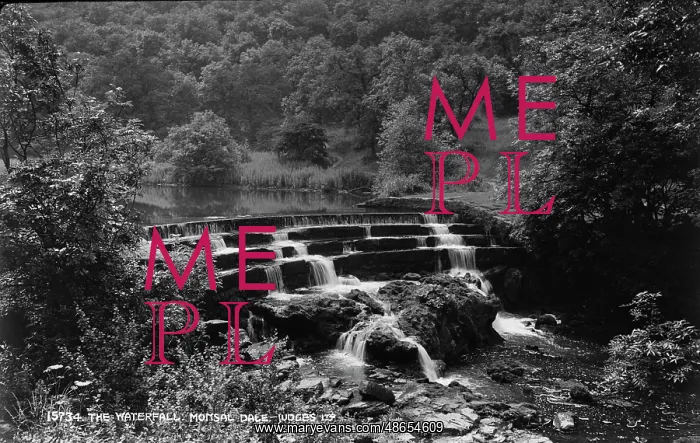 : The Waterfall, Monsal Dale : The Waterfall, Monsal Dale