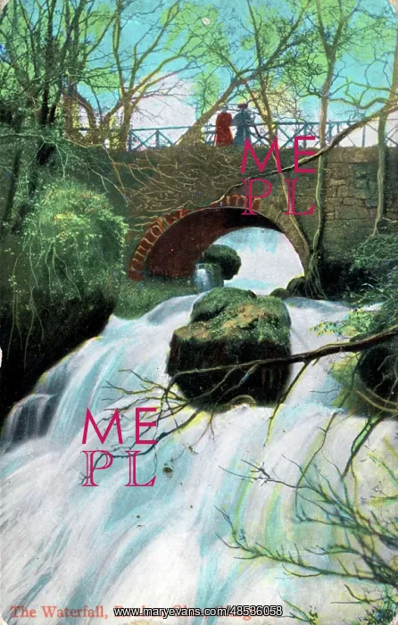 : The Waterfall, Rouken Glen, Lanarkshire : The Waterfall, Rouken Glen, Lanarkshire