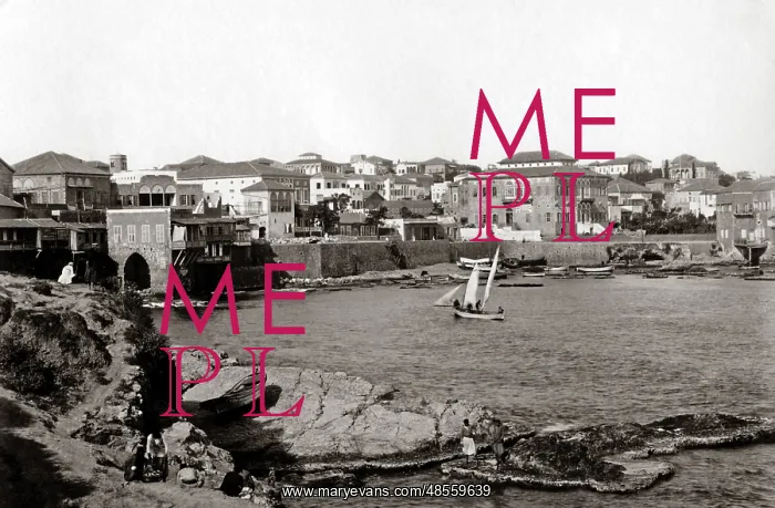  : Waterfront, Beirut, Lebanon circa 1880s