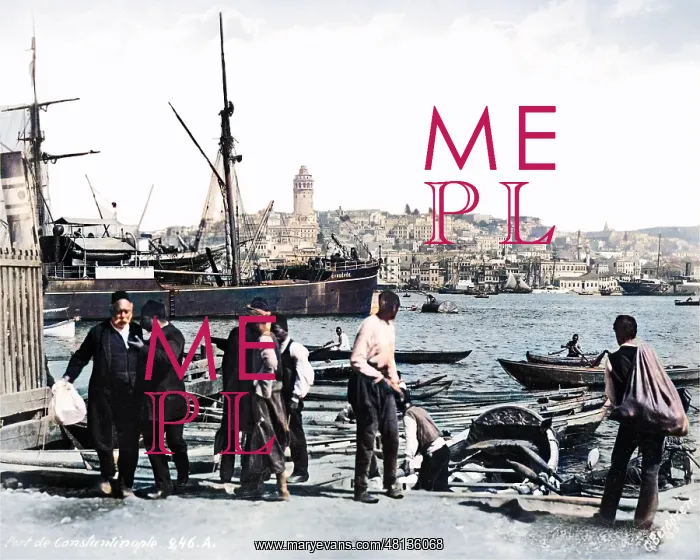 : Waterfront scene, Istanbul, Turkey : Waterfront scene, Istanbul, Turkey