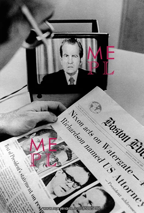 : The Watergate Scandal takes over the front ? : The Watergate Scandal takes over the front ?