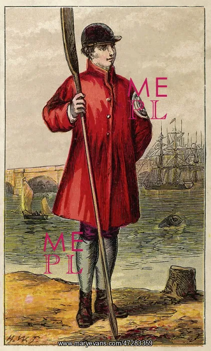 : Waterman. London characters: Once he offered the best way to cross the : Waterman. London characters: Once he offered the best way to cross the