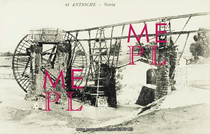 : Waterwheel at Antioch : Waterwheel at Antioch