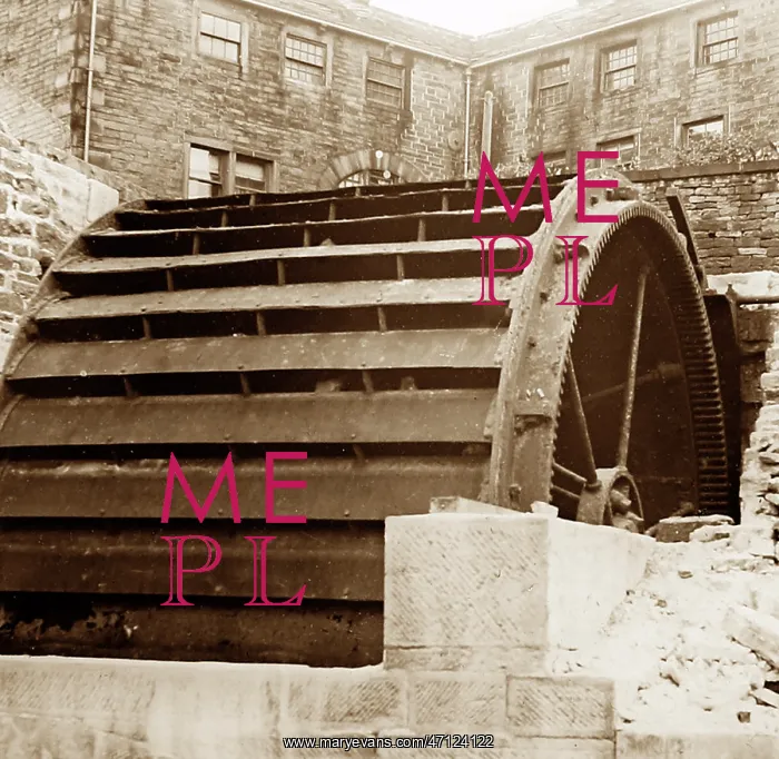 : Waterwheel, Upper Steps Mill, Honley : Waterwheel, Upper Steps Mill, Honley