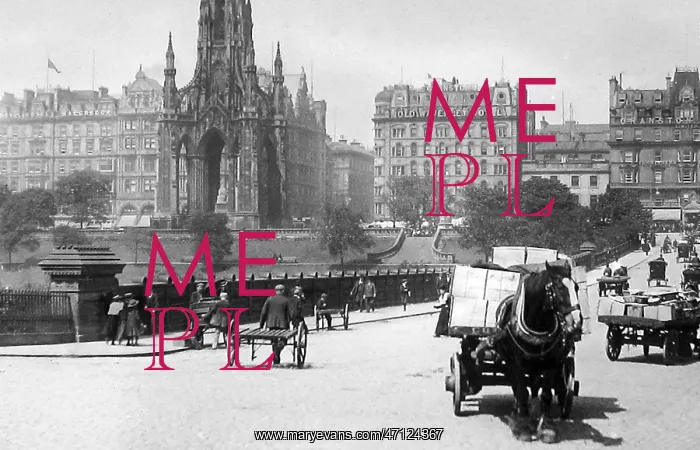  : Waverley Bridge Edinburgh Victorian period