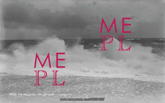 : Waves at Loe Bar : Waves at Loe Bar
