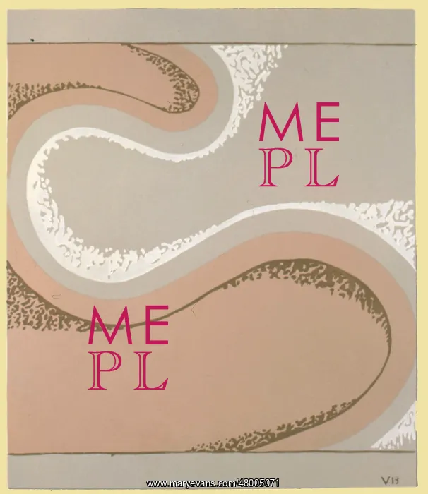 : Wavy line abstract art deco design : Wavy line abstract art deco design