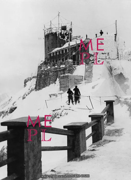 : Way to the Munich House on the Zugspitze, 1938 : Way to the Munich House on the Zugspitze, 1938