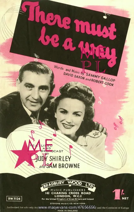: There must be a way - Music Sheet Cover : There must be a way - Music Sheet Cover