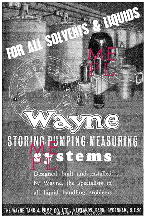 : Wayne Fuel Storage, Metering & Dispensing Systems 1943 : Wayne Fuel Storage, Metering & Dispensing Systems 1943