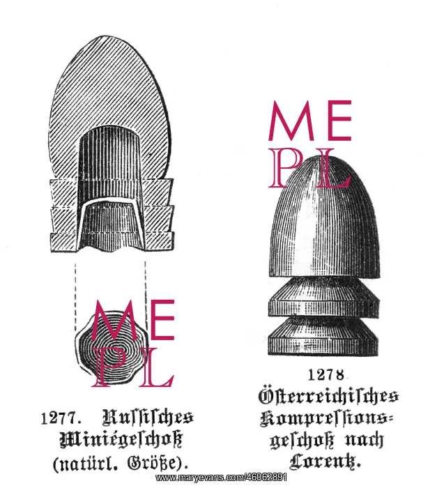 : weapons, ammunition, projectile, Russian Minie : weapons, ammunition, projectile, Russian Minie