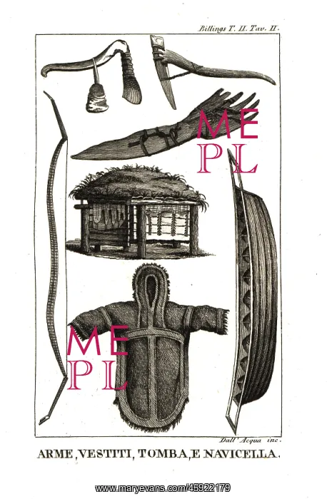 : Weapons, clothes, tomb and boat of the Chukchi : Weapons, clothes, tomb and boat of the Chukchi